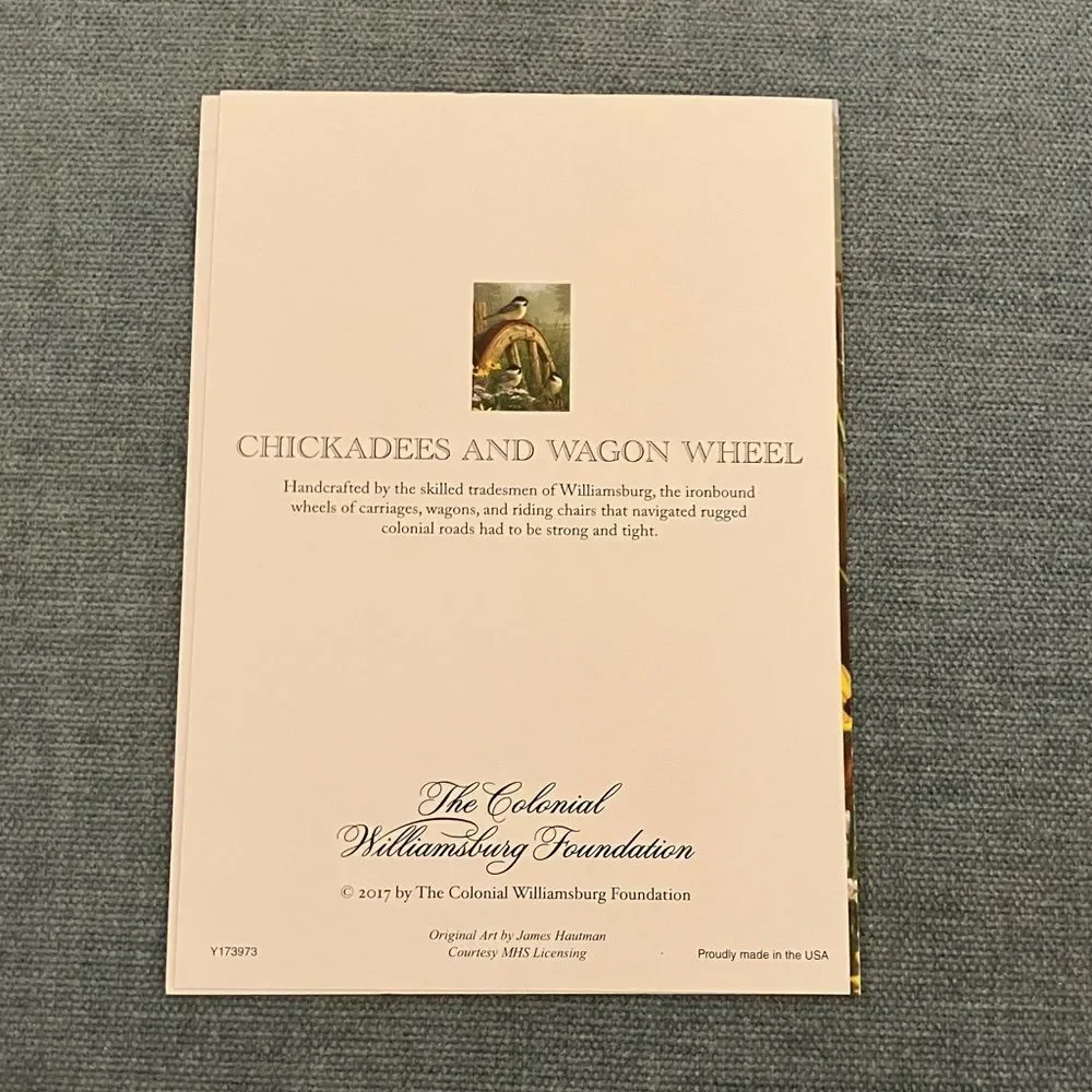 Colonial Williamsburg Birthday Card